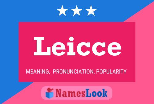 Leicce Name Poster