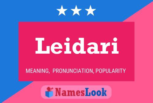 Leidari Name Poster