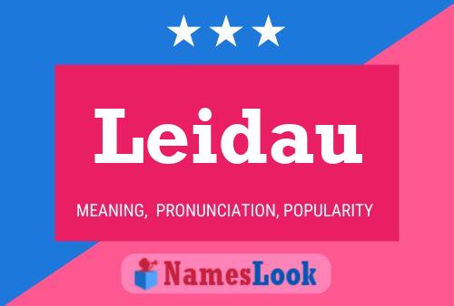 Leidau Name Poster