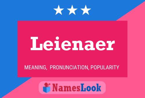 Leienaer Name Poster