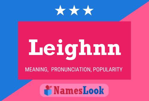 Leighnn Name Poster