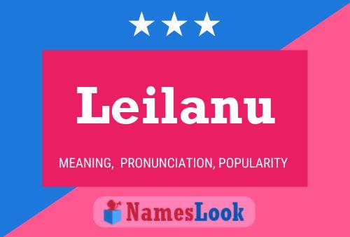 Leilanu Name Poster