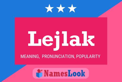 Lejlak Name Poster