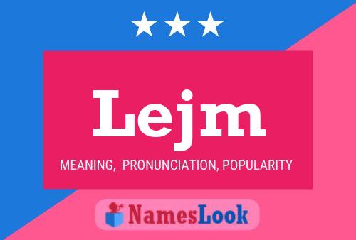 Lejm Name Poster