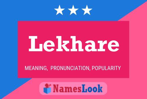 Lekhare Name Poster