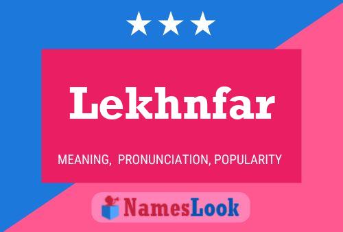 Lekhnfar Name Poster