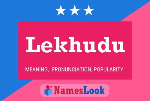 Lekhudu Name Poster