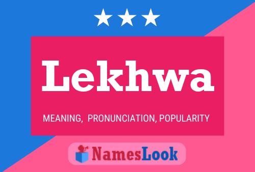 Lekhwa Name Poster