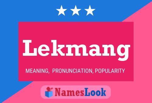 Lekmang Name Poster