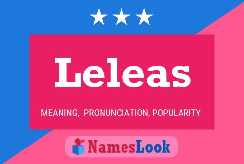 Leleas Name Poster