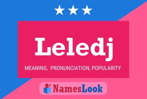 Leledj Name Poster