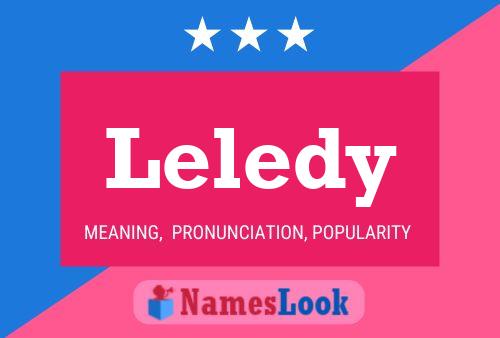 Leledy Name Poster