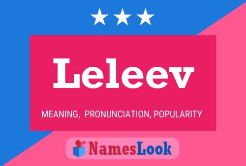 Leleev Name Poster