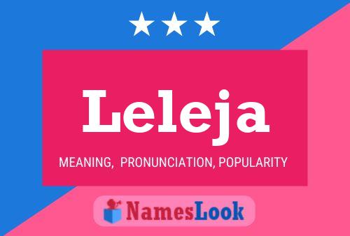 Leleja Name Poster