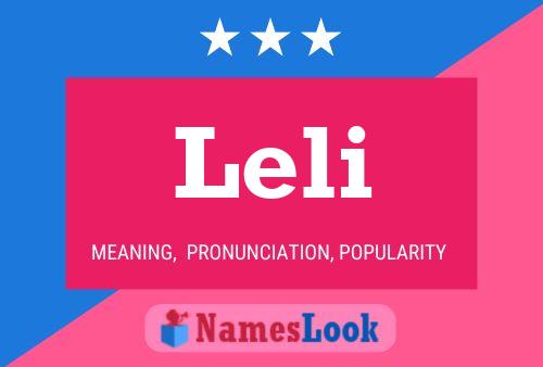 Leli Name Poster