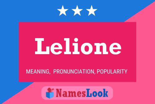 Lelione Name Poster