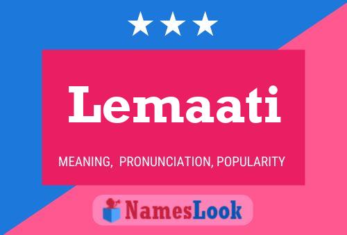 Lemaati Name Poster