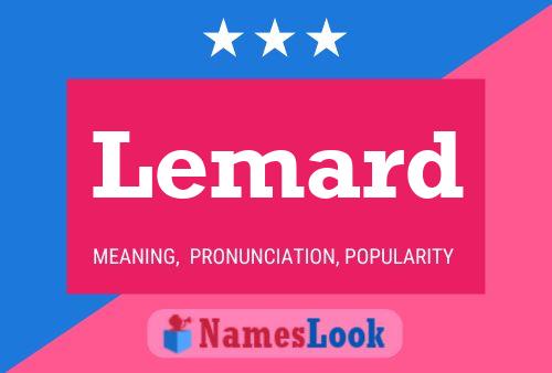 Lemard Name Poster