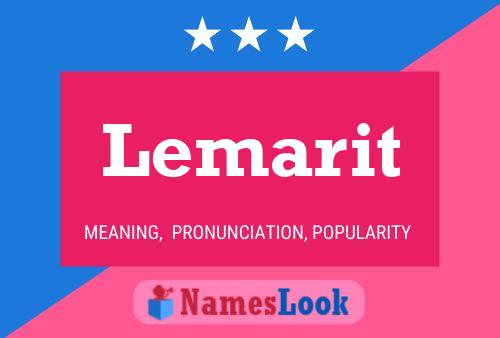 Lemarit Name Poster