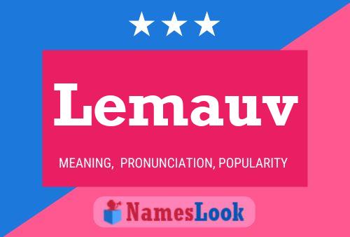 Lemauv Name Poster