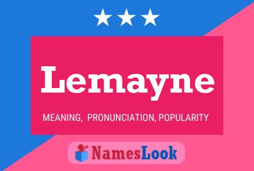 Lemayne Name Poster