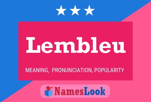 Lembleu Name Poster