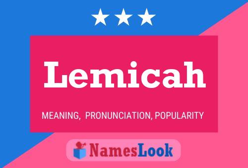 Lemicah Name Poster