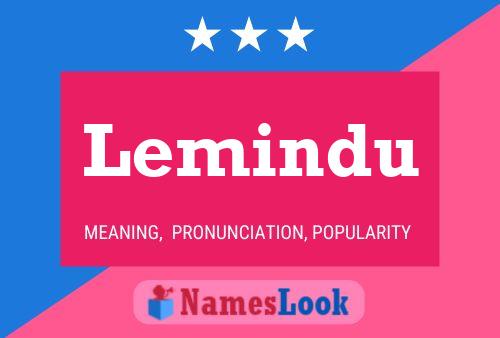 Lemindu Name Poster