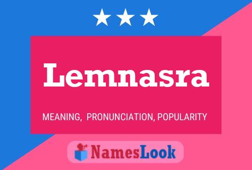 Lemnasra Name Poster