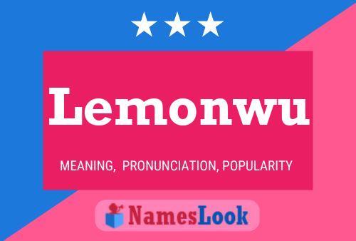 Lemonwu Name Poster