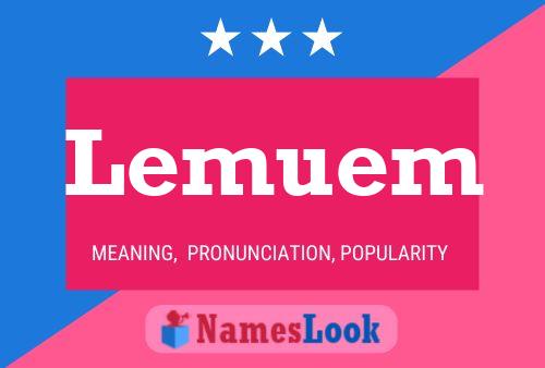 Lemuem Name Poster