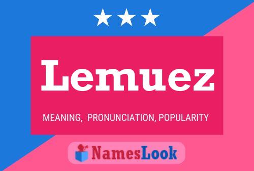 Lemuez Name Poster