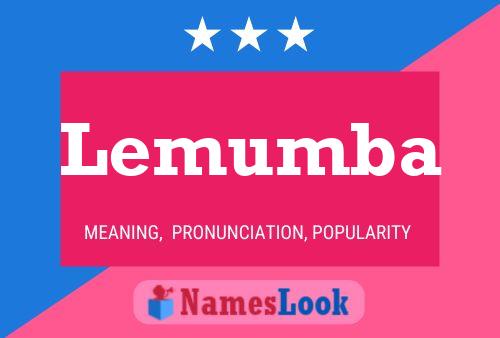 Lemumba Name Poster