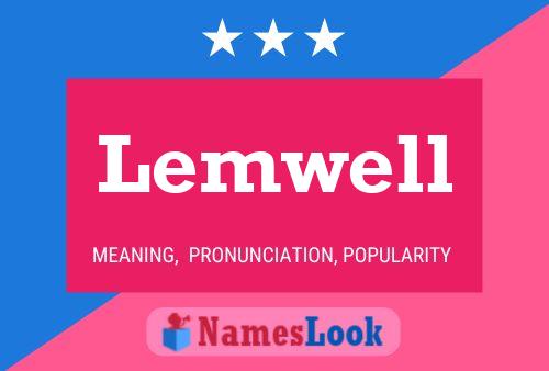 Lemwell Name Poster