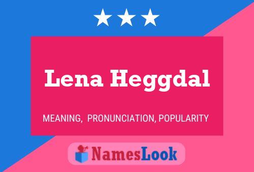 Lena Heggdal Name Poster