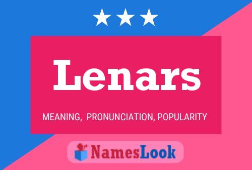 Lenars Name Poster