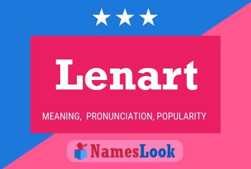 Lenart Name Poster