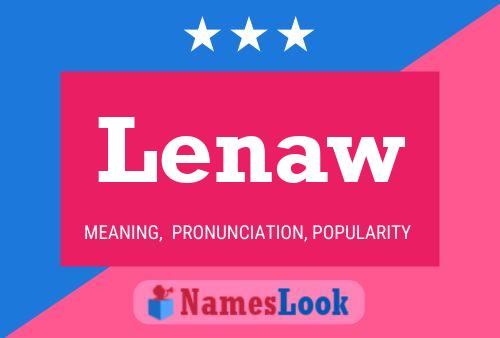 Lenaw Name Poster