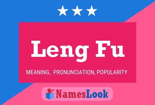 Leng Fu Name Poster