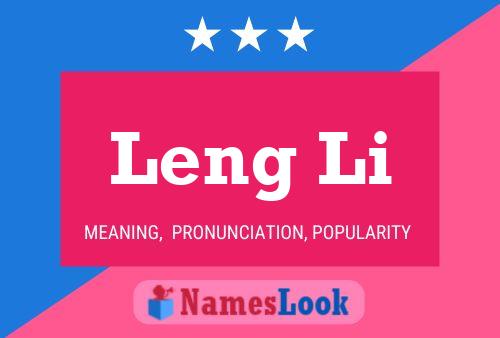 Leng Li Name Poster