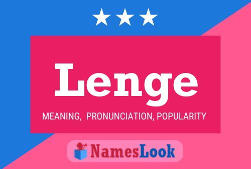 Lenge Name Poster