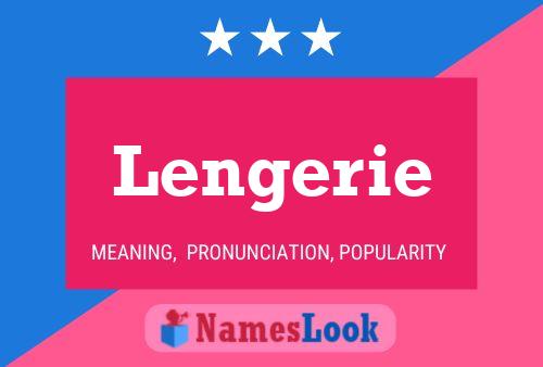 Lengerie Name Poster