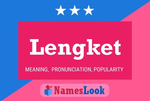 Lengket Name Poster