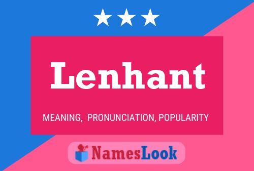 Lenhant Name Poster