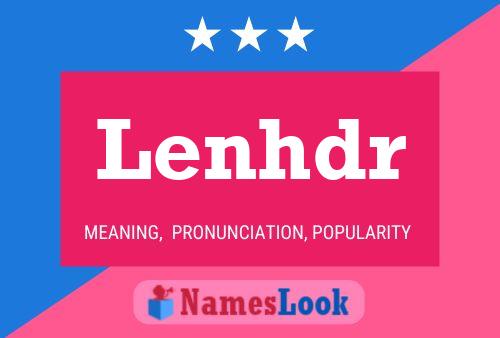 Lenhdr Name Poster