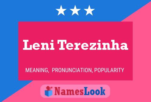 Leni Terezinha Name Poster