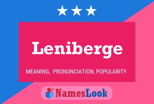 Leniberge Name Poster