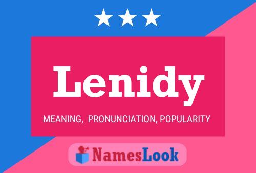 Lenidy Name Poster