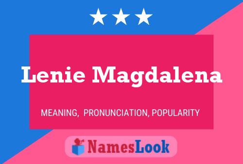 Lenie Magdalena Name Poster