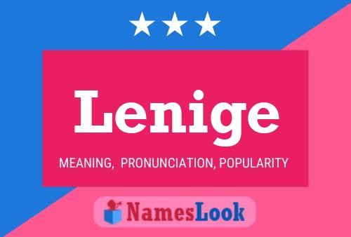 Lenige Name Poster